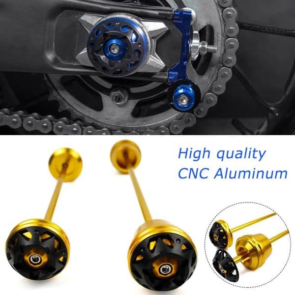 Front & Rear Motorcycle Wheel Axle Fork Slider Cap Crash Protector for Yamaha MT FZ 07 FZ-07 FZ07 MT07 2014-2021 2020 2019