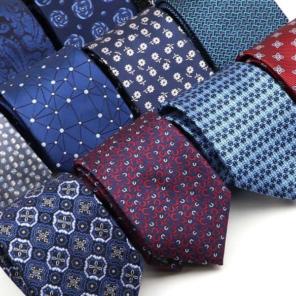 8cm Classic Casual Tie For Men Luxury Plaid Dots Striped Ties Busin Necktie for Men Suit Cravat Wedding Party NecktiesX241111