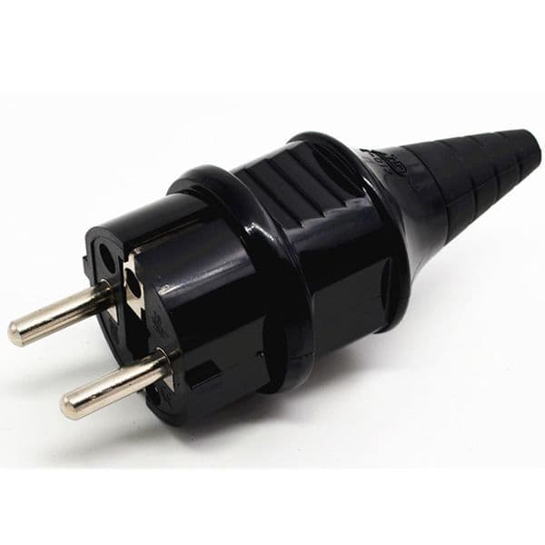 Germany France Grounding Industry Waterproof EU Wiring Power Plug 16A Electric AC Power Cable Plug Adaptor Converter Blue Black