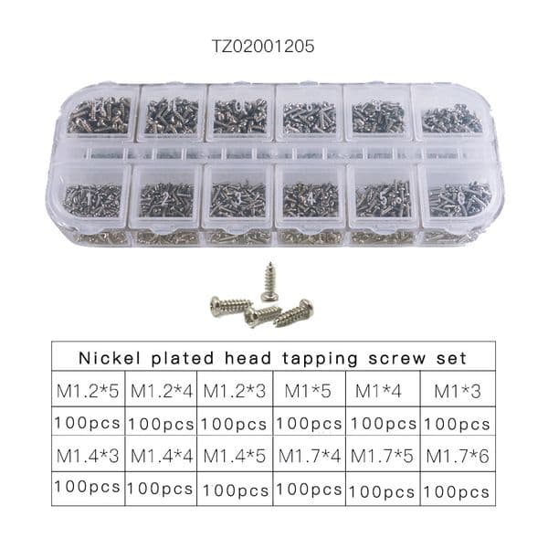 M1 M1.2 M1.4 M1.7 Mix Micro Laptop Screwdriver Computer Case Assemble Repair Electronic Small Digital Mechanical Screw Kit