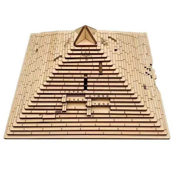 Surprise Gift Quest Pyramid Puzzle Box with Hidden Comparison Brain Teaser Games for Adults Kids IQ Test Creative Toys W241109