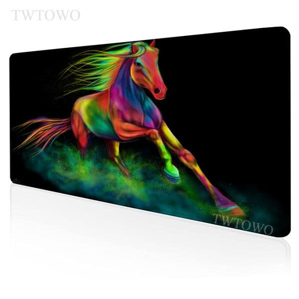 Horse Mouse Pad Gaming XL Home New HD Mousepad XXL Desk Mats Carpet Soft Natural Rubber Computer Table Mat