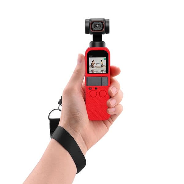 for DJI Osmo Pocket Silicone Protector Protect Case Dustproof Cover with Lanyard Handheld Gimbal Camera Stabilizer Accessories