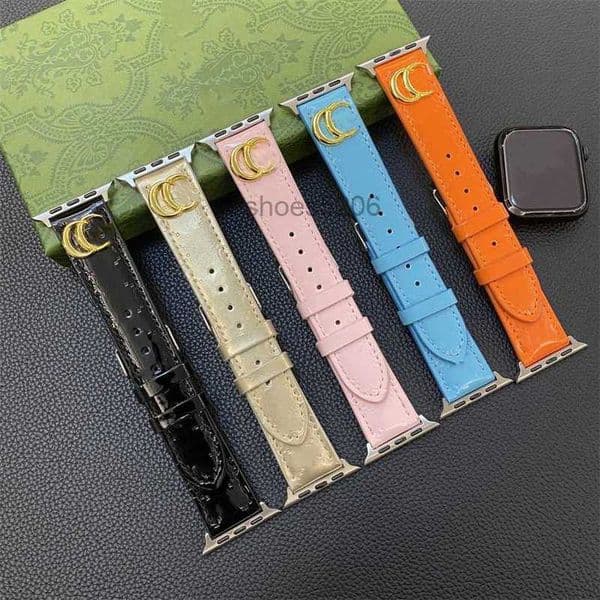 Smart Straps designer Metal Applewatch for iWatch Watchbands G Brand Designers 3 4 5 6 7 8 Se Ultra 38mm 40mm 41mm 42MM 44MM 45mm 49mm Waist Bracelet