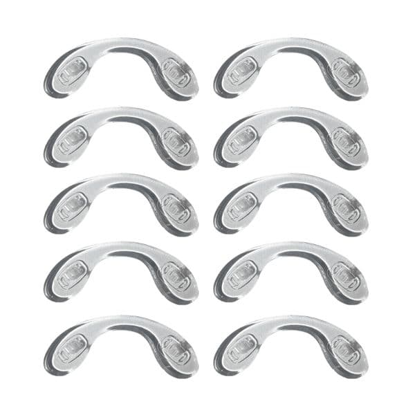 U-Shape Nose Pads Comfy Silicone Eyeglasses Pad Non-slip Clear Adhesive Silicone U-Shape Nose Pads Thin Nosepads