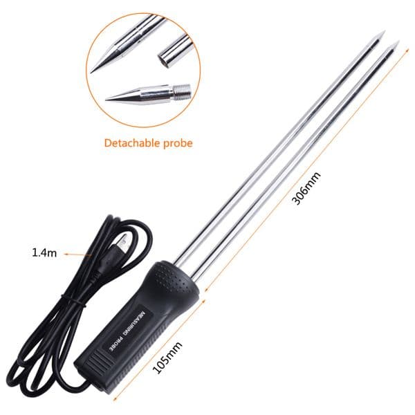 New MD7822 Grain Moisture Measuring Instrument LCD Digital Grain Detector Contains Wheat Corn Moisture Tester