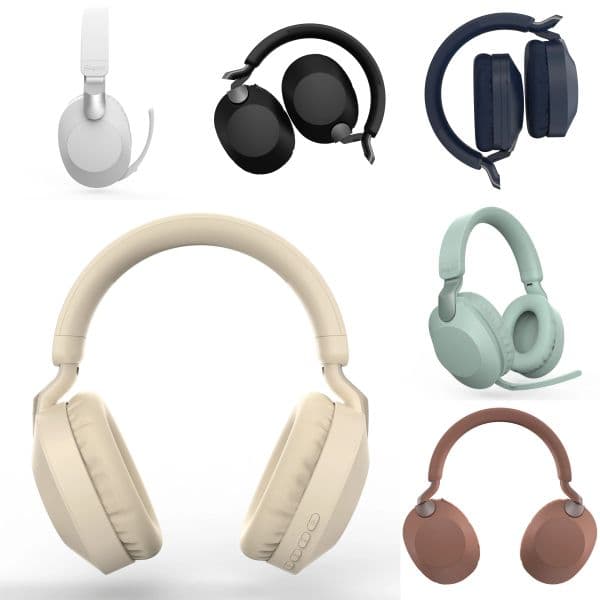 B2 Earphones Bluetooth 5.1 Headphones Folding Microphone Wireless Feadset Noise-Cancelling Bass Music Game Earphone