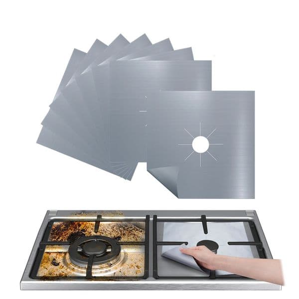 1/4Pcs Gas Stove Protector Pad Cooker Cover liner Clean Mat Pad Anti-Fouling And Oil-Proof Stovetop Protect Kitchen Accessories