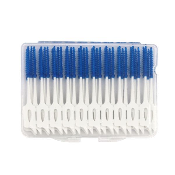40pcs/80pcs Dental Interdental Brush Double Floss Head Hygiene Toothpick Brush Flossing Teeth Cleaning Tools