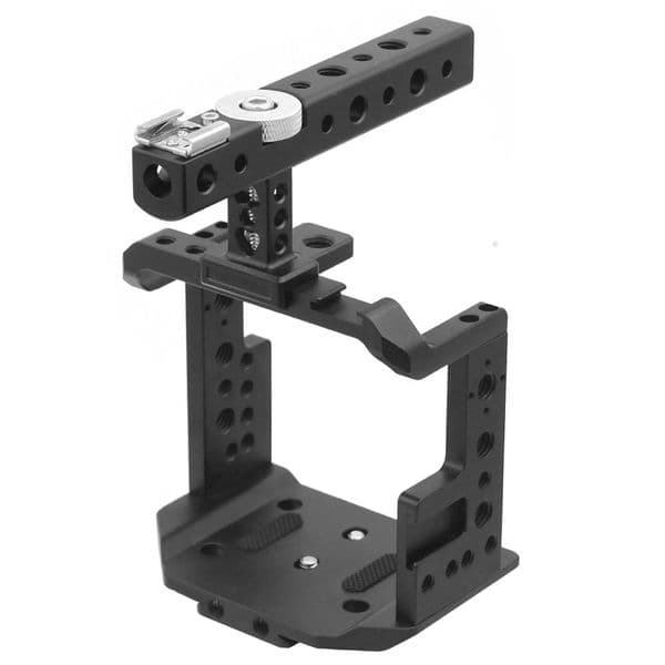 BGNing Aluminum Video Camera Cage Mount Stabilizer Rig with Top Handle For Z CAM E2 Cinema 4K Film Camera Protective Frame Kit
