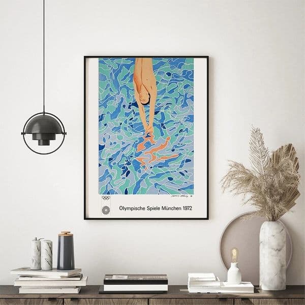 David Hockney Art Prints Terrace Vintage Canvas Posters Abstract Artwork Painting Wall Pictures Living Room Wall Art Home Decor