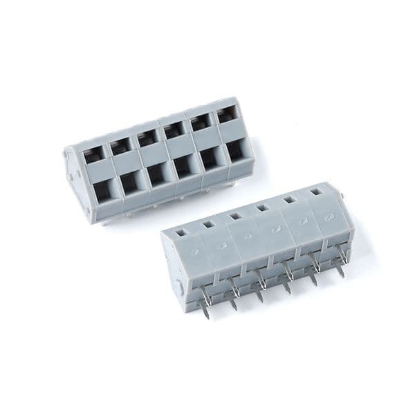 5Pcs KF243A 5.0mm Pitch Straight PCB Board Spring Terminal Blocks 2P 3P 4P 5P 6P 8PPositions Terminal connector 250V 10A