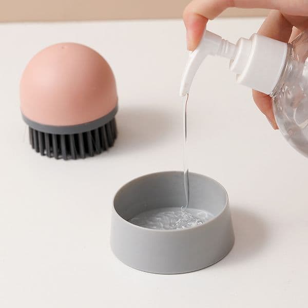 1pcs Wash Pot Brush New Home Kitchen Washing Utensils Pot Dish Brush With Washing Up Liquid Household Cleaning GUNYAO