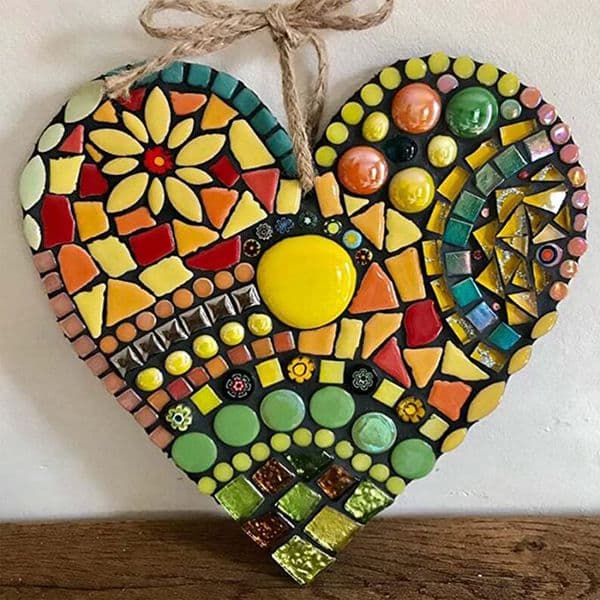 Garden Heart Sculpture Decor OrnamentsLove Heart Shaped Wall Decor Hanging Outdoor Home Heart Pendant Wall Door Indoor Decor