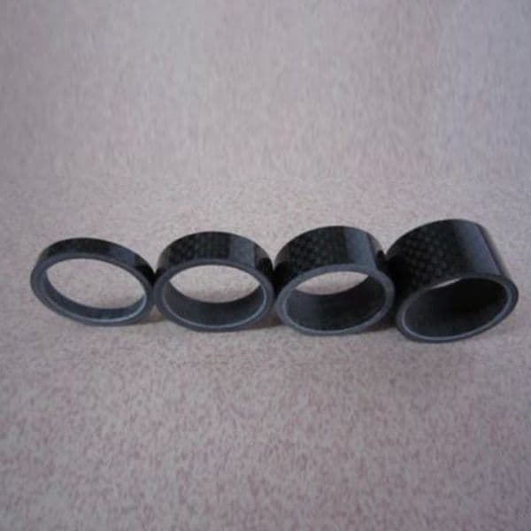 4 Pcs MTB Bike Headset Spacers Washer Headset Sports Fits 1-1/8in 28.8mm Steering Tube Rings Bicycle Cycling Accessories Parts