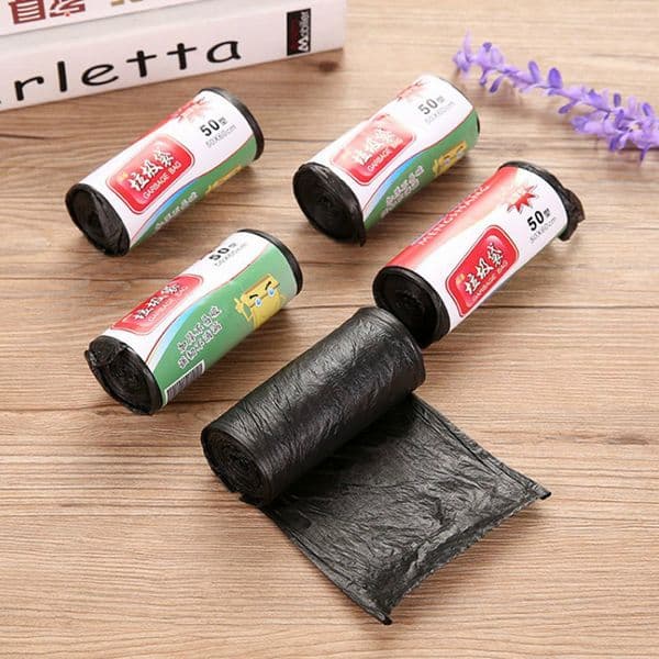 Portable Garbage Bags for Kitchen Bathroom Home Waste Trash Bags Large Rolls Thicken Household Garbage Storage Bags