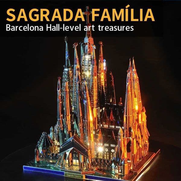 Microworld 3D Metal Puzzle Holy Family Building Model Kit DIY 3D Laser Cutting Puzzle Toy Adult and Childrens Gift W241109