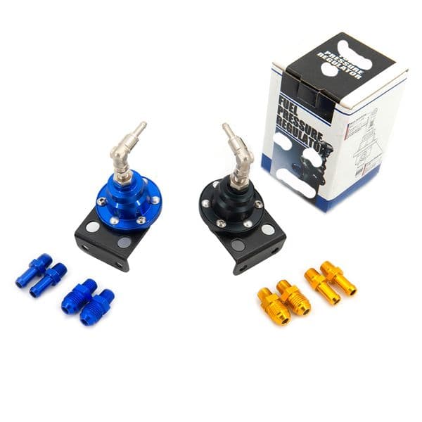 New Universal Adjustable Fuel Pressure Regulator original type With gauge and instructions