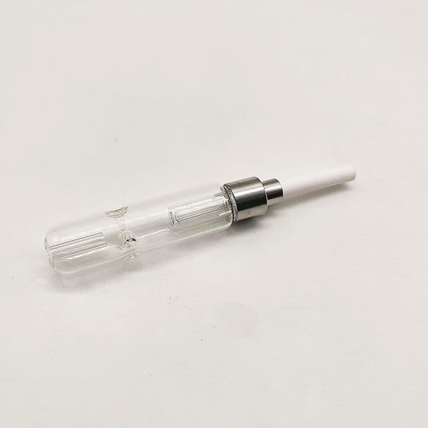 Clear Glass Nector Straw Kit with Screw Tip