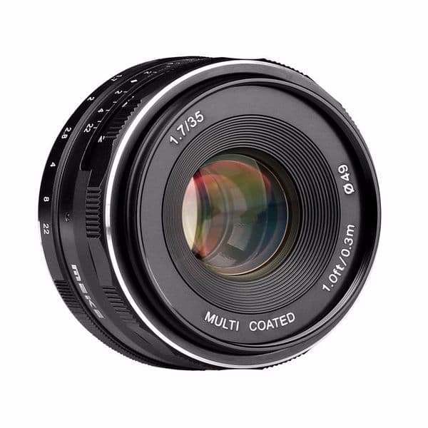 MEIKE MK-FX-35-1.7 35mm F/1.7 Manual Focus Multi-coated APS-C Camera Lens for Fujifilm X-A1/A2 X-E1/E2 ILDC Digital SLR Camera