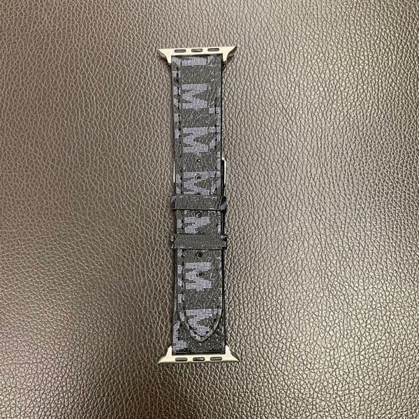 2026 New Designer Brand Apple Watch Band 38 40 41 42 44 45 49 Mm Flower Leather Watchs Strap Wrist For Iwatch 8 7 6 5 4 SE Ultra 2 Fashion outdoor Brand Metal B