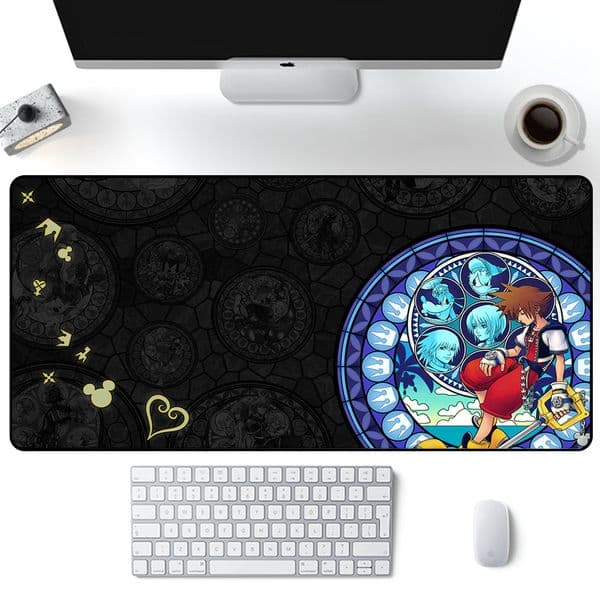 Kingdom Hearts Mouse Pad Large Gaming Mousepad Gamer Computer Office Mouse Mat XXL Carpet Keyboard Mat Desk Pad Laptop Mausepad