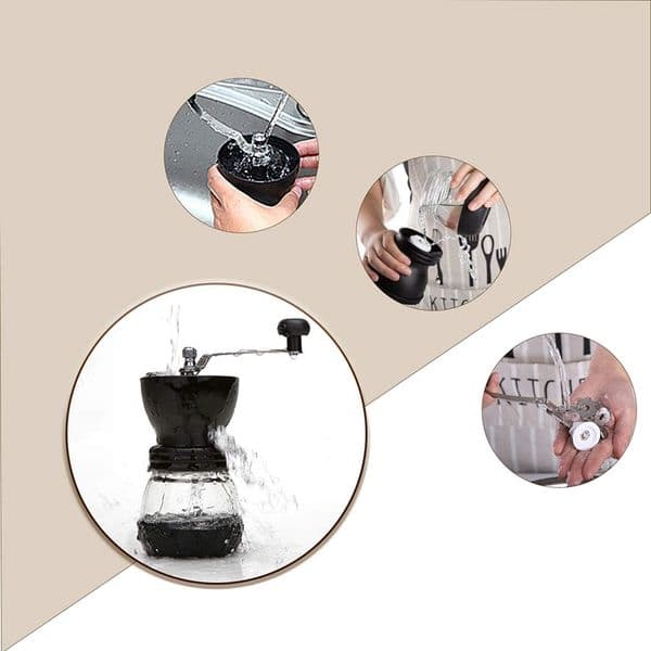 Hot YO-Manual Coffee Bean Grinder With Ceramic Burr, Hand Coffee Grinder Mill For Drip Coffee, Espresso, French Press
