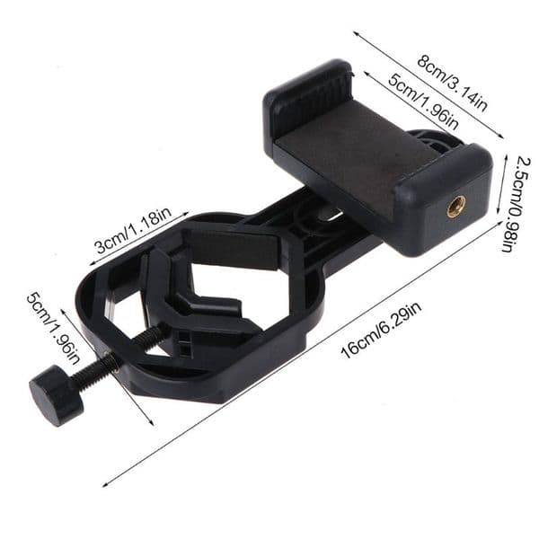Cell Phone Adapter Mount Compatible Binocular Monocular Spotting Scope Telescope