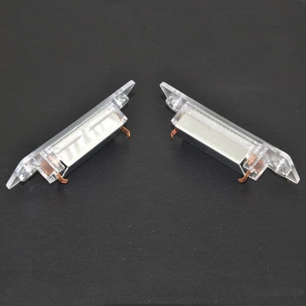 2Pc Car 18 LED Number License Plate Light Lamp No Error For VW Touran Passat Cimousint B5.5 SKODA Superb 1 3U B5 Car Accessories