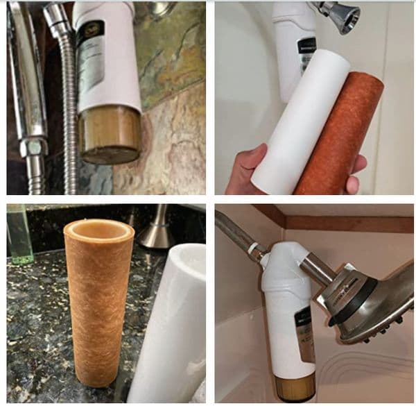 High Flow Universal Shower Head Filter, Remove Chlorine for Hard Water Water, Softener Showerhead Filter
