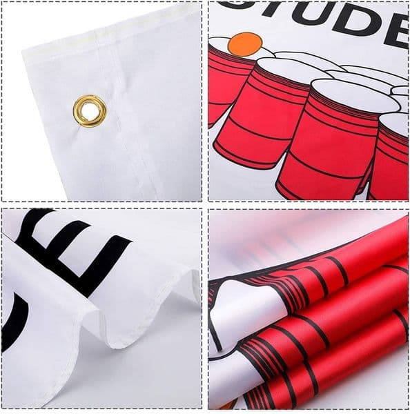 Student Athlete Banner Flag College Flag 3 x 5 Feet Dorm Room Flag for College Dorm Room Frat Wall Outdoor Hanging Flag