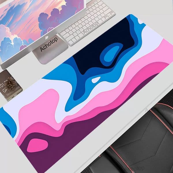 Colourful Art Office Carpet Xxl Mouse Pad Gamer Mousepad 900x400 Computer Desk Mat PC Laptop Keyboard Gaming Mat Long Mause Ped