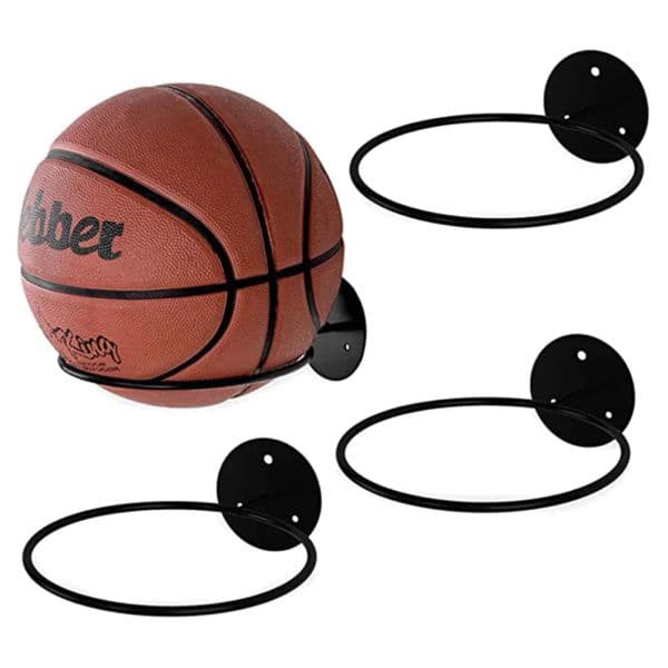 Wall-mounted Basketball Stand Iron Mounted Basketball Soccer A Multi-purpose Ball Placement Rack Storage Rack Display Racks