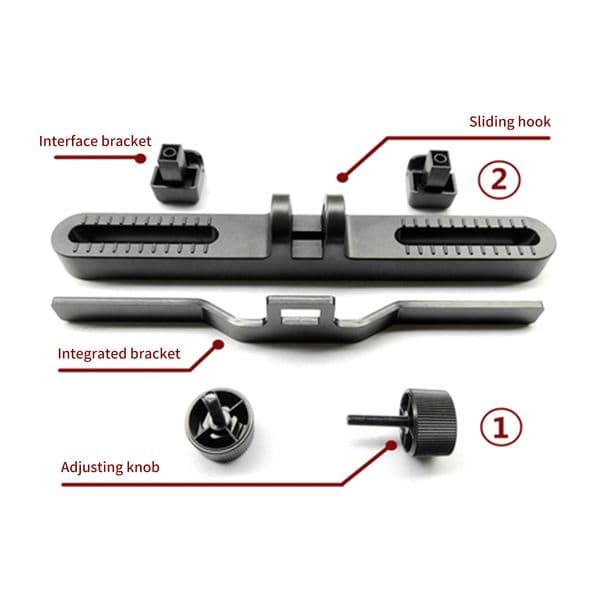 ISOFIX LATCH Car Seat Belt Connector Interfaces Guide Bracket Holder For Car Baby Child Safety Seat Belts Headrest Mount