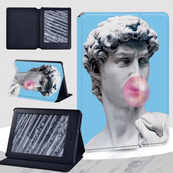 Case for Kindle 5 11th 6.8"/Paperwhite 1 2 3 Leather Full Tablet Stand Cover for Kindle 10th 2019/Kindle 8th Case Funny Print