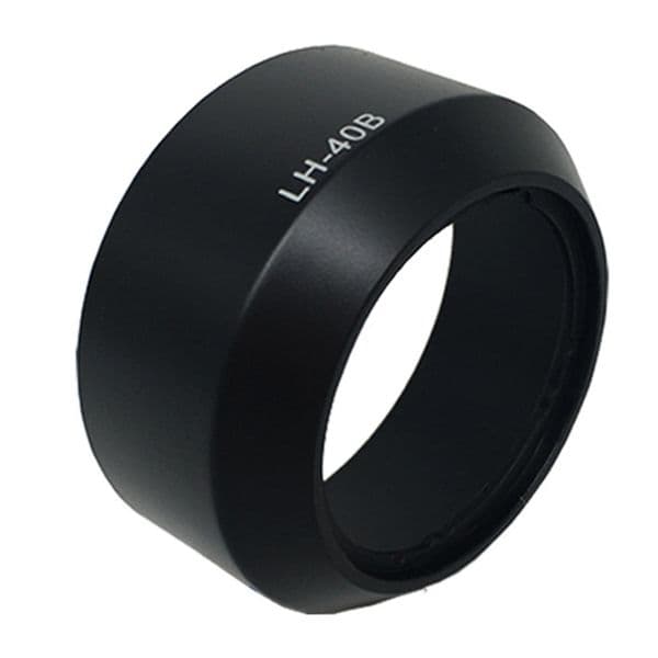 LH40B Protective Lens Hood Replacement Practical Easy Install Solid 45mm Professional for OLYMPUS MZuiko Digital 45mm