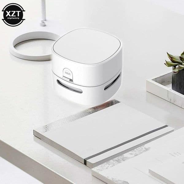 1PCS Portable Mini Desk Vacuum Cleaner Mini Vacuum For Desk Table Dust Catcher Car For Home Office Table Sweeper Desktop Cleaner