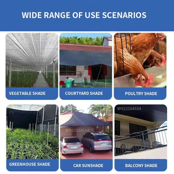 Black UV resistant HDPE shading net succulent plant shading net outdoor swimming pool cover shading net shading canopy
