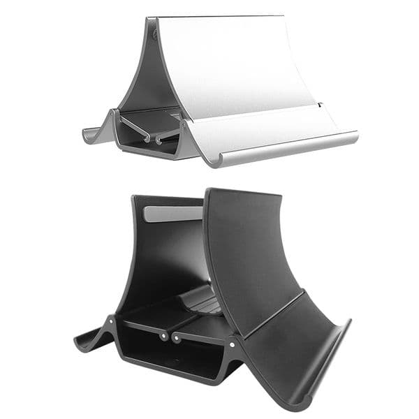 PC Stand Desktop Laptop Tablet Gravity Storage Rack Portable Space-saving Phone Bracket Black
