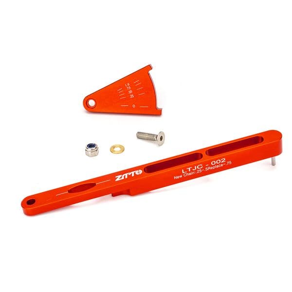 MTB Bicycle Chain Wear Indicator Bike Chain Checker Bicycle Chain Gauge Tool Aluminum Alloy Replacement Cycling Repair Tools