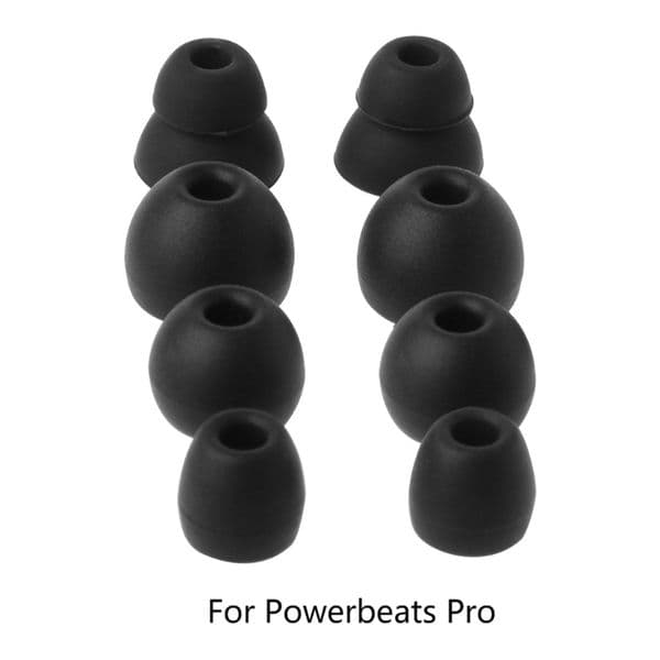 4 Pairs Silicone Earbuds Ear Tips In-Ear Earphone Soft Cover Cap Replacement for Powerbeats Pro Headphones Headset Wholesale