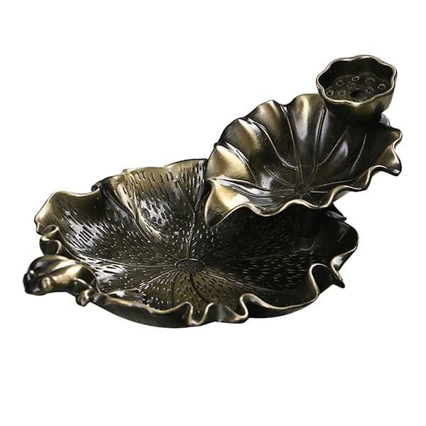 Alloy Incense Burner Stick Holder Incense Plate Sandalwood Coil Base Temples Home Decoration