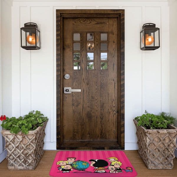 Mafalda Miguelito Comic Anti-Slip Doormat Living Room Mat Big Poster With Friends Balcony Carpet Entrance Door Rug Indoor Decor