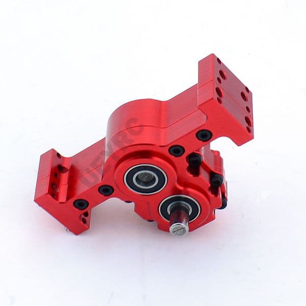 1:14th Scale Gear Ratio 1:1 Metal Transfer Case Gearbox Upgrade for Tamiya RC Dump Truck SCANIA 770S R620 VOLVO BENZ MAN Car