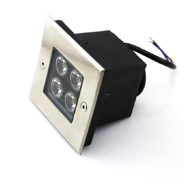SQUARE 4W LED 2025 new Underground Light Outdoor Lighting Buried Lights Waterproof IP68 DC12V