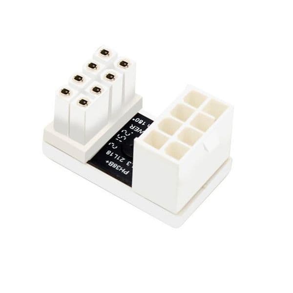 180 Degree Power Supply Adapter Desktop Computer U Shaped 8 Pin Female To 8 Pin Male Adapter DIY Accessories for Graphics Card