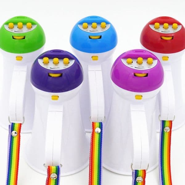 Portable Foldable Handheld Megaphone Loud Speaker Amplifier Recorder Bullhorn thumbnail 2
