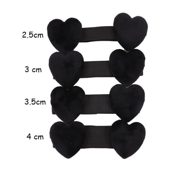 1Pcs Adjustable Elastic Band For Edge Control With Pink Ear Covers Lace Band With Heart-Shaped Ear Muffs Headband With Ear Pads