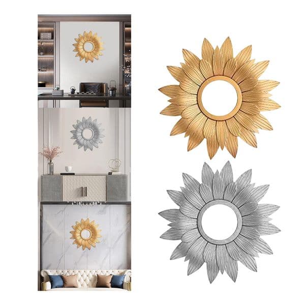 Round Hanging Mirror Wall Decor Makeup Mirrors Decorative for Office Inodoor Bedroom Room Decoration