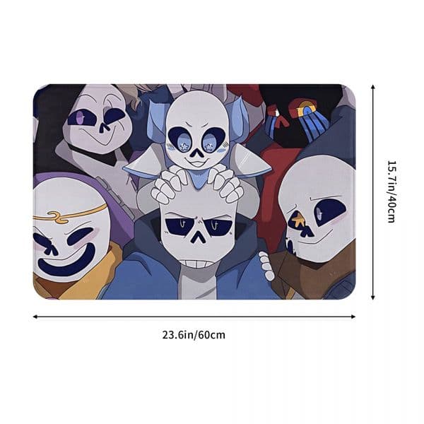 Undertale Non-slip Doormat Kitchen Mat Sans Sans And Sans Floor Carpet Welcome Rug Bedroom Decor